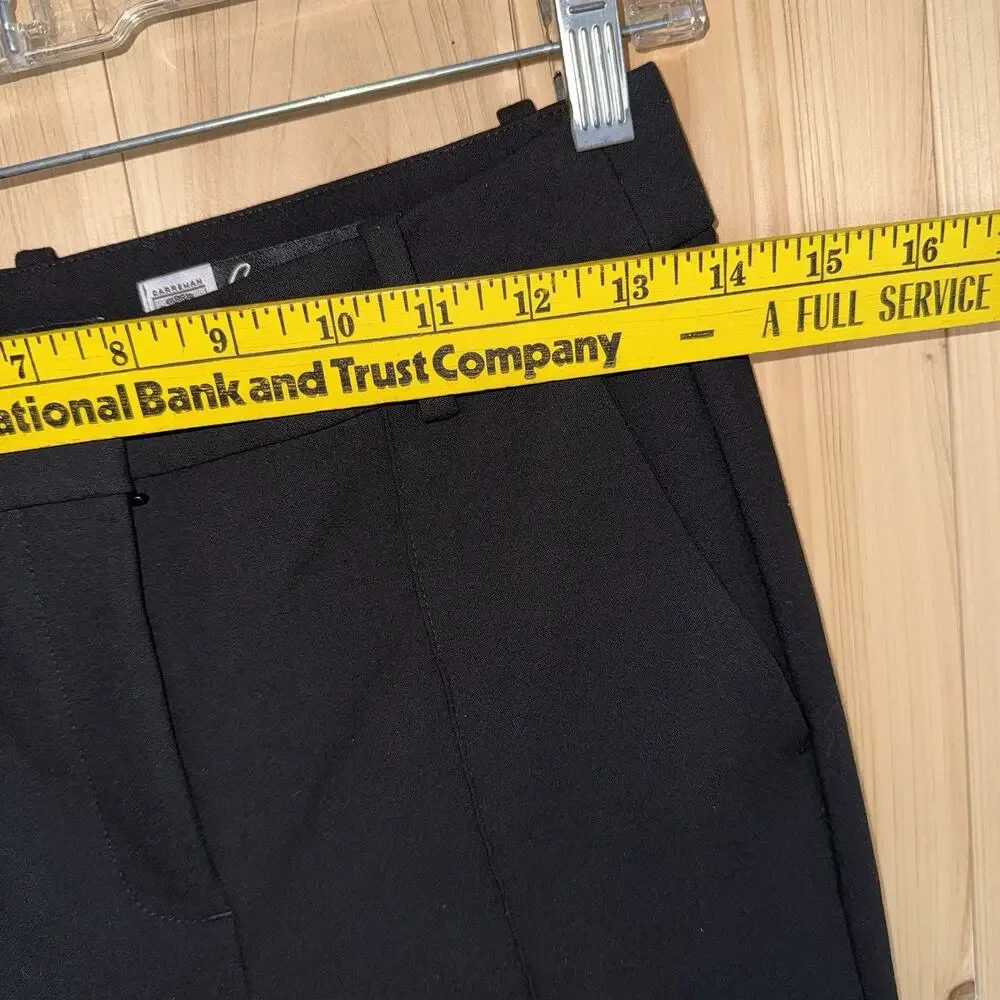 J.Crew Black Carreman Designed In France Wide Leg Pleated Trouser Pants Sz 2